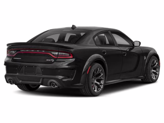 2020 Pitch Black Clearcoat Dodge Charger SRT Hellcat RWD Sedan