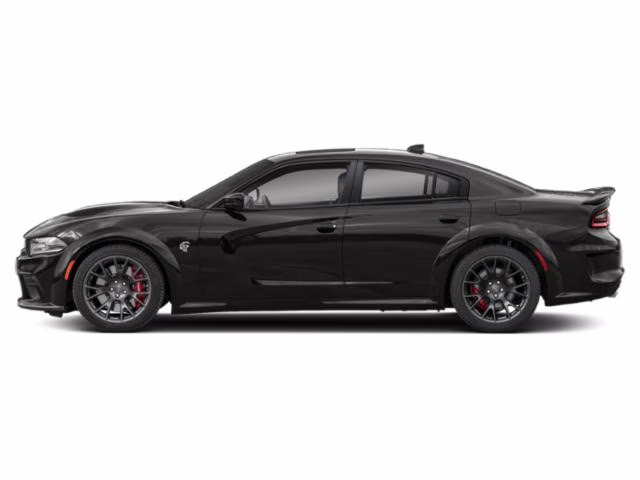 2020 Pitch Black Clearcoat Dodge Charger SRT Hellcat RWD Sedan