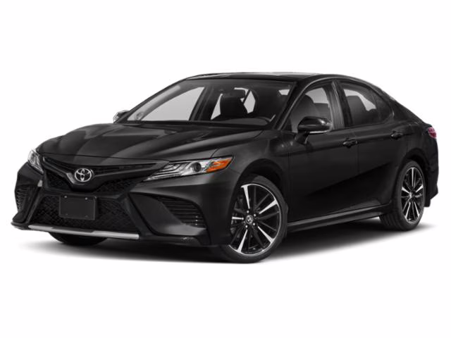 2018 Midnight Black Metallic Toyota Camry XSE V6 FWD Sedan