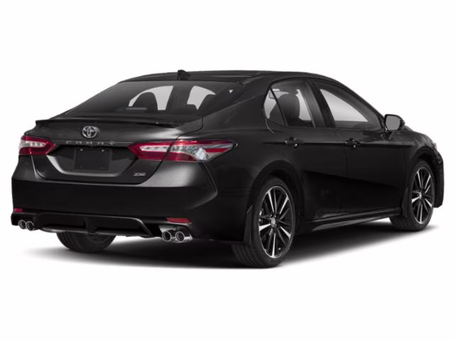 2018 Midnight Black Metallic Toyota Camry XSE V6 FWD Sedan
