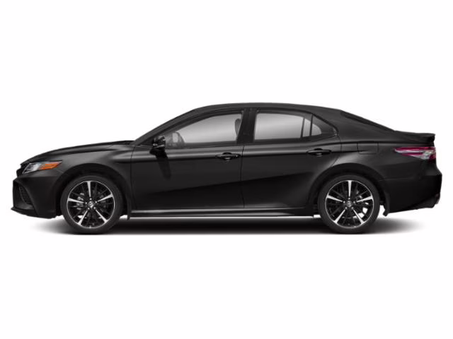 2018 Midnight Black Metallic Toyota Camry XSE V6 FWD Sedan