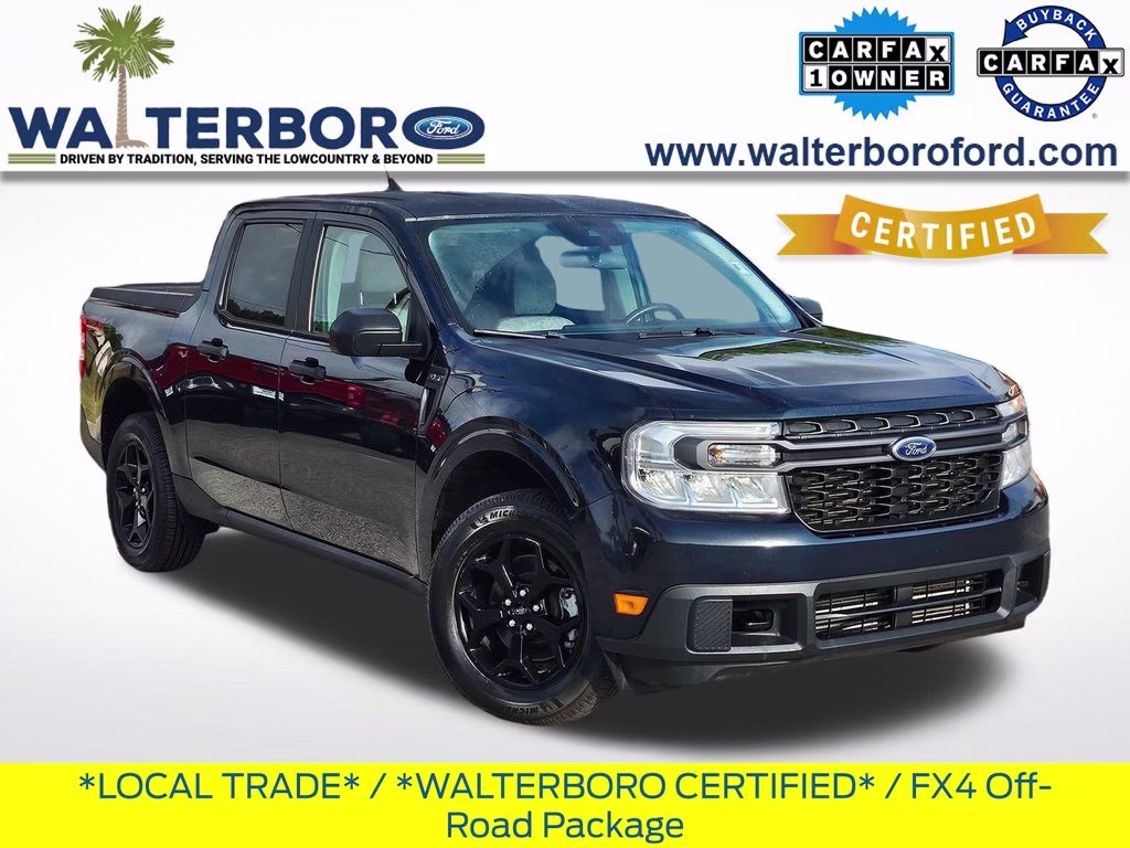 2022 Alto Blue Tinted Clearcoat Metallic Ford Maverick XLT AWD Truck