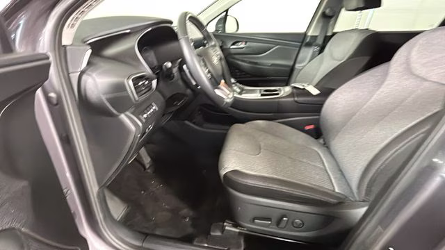 2021 Portofino Gray Hyundai Santa Fe Hybrid Blue AWD SUV