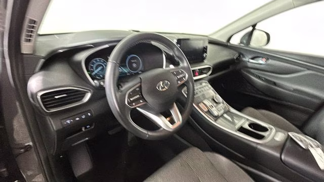 2021 Portofino Gray Hyundai Santa Fe Hybrid Blue AWD SUV