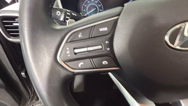 2021 Portofino Gray Hyundai Santa Fe Hybrid Blue AWD SUV