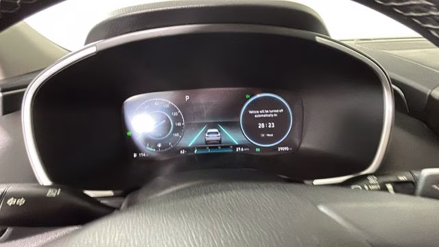 2021 Portofino Gray Hyundai Santa Fe Hybrid Blue AWD SUV