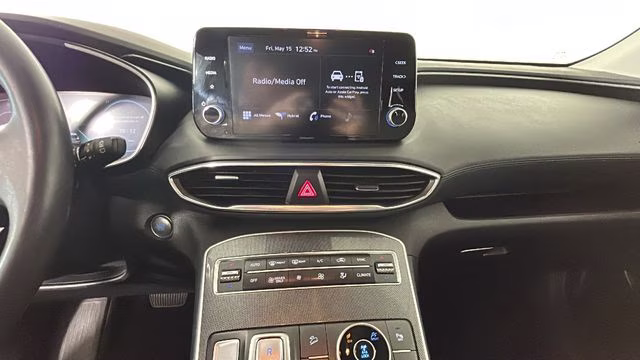2021 Portofino Gray Hyundai Santa Fe Hybrid Blue AWD SUV