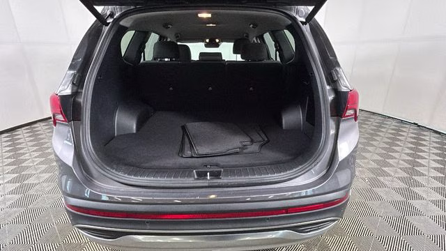 2021 Portofino Gray Hyundai Santa Fe Hybrid Blue AWD SUV
