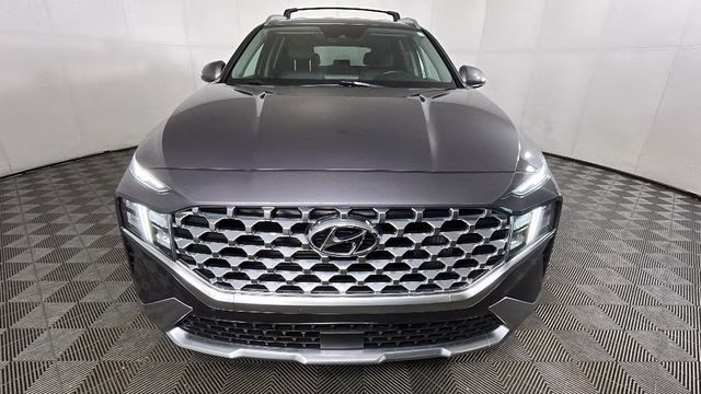 2021 Portofino Gray Hyundai Santa Fe Hybrid Blue AWD SUV
