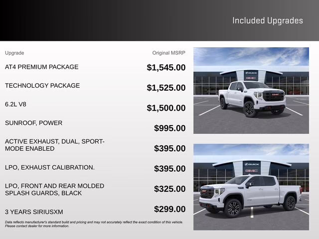 2026 Summit White GMC Sierra 1500 AT4 4X4 Truck