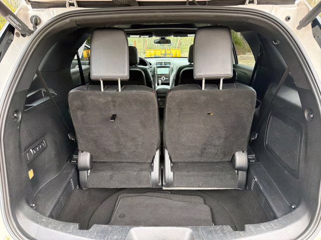 2018 White Platinum Clearcoat Metallic Ford Explorer Sport 4X4 SUV