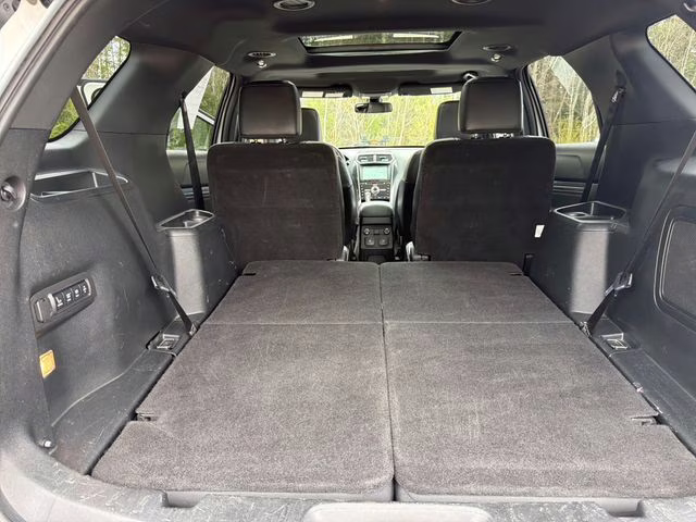 2018 White Platinum Clearcoat Metallic Ford Explorer Sport 4X4 SUV