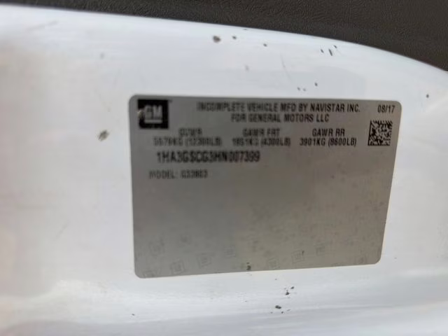 2017 Summit White Chevrolet Express 3500 Work Van RWD Truck
