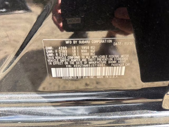 2018 Crystal Black Silica Subaru Impreza 2.0i Sport AWD Hatchback