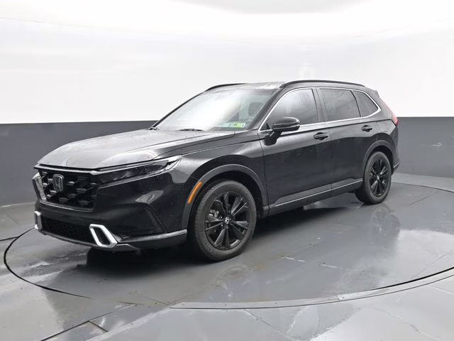 2024 Black Honda CR-V Hybrid Sport Touring AWD SUV
