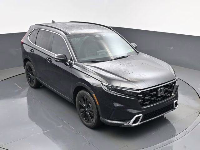 2024 Black Honda CR-V Hybrid Sport Touring AWD SUV