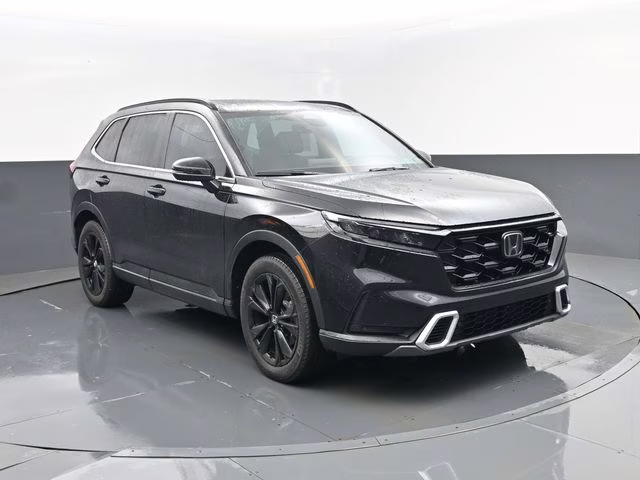 2024 Black Honda CR-V Hybrid Sport Touring AWD SUV
