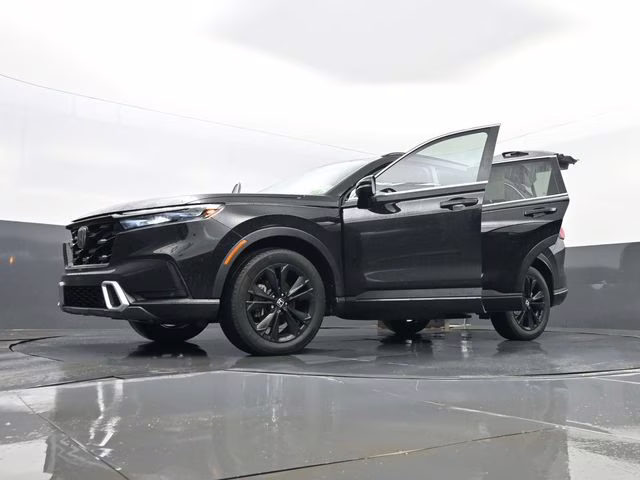 2024 Black Honda CR-V Hybrid Sport Touring AWD SUV