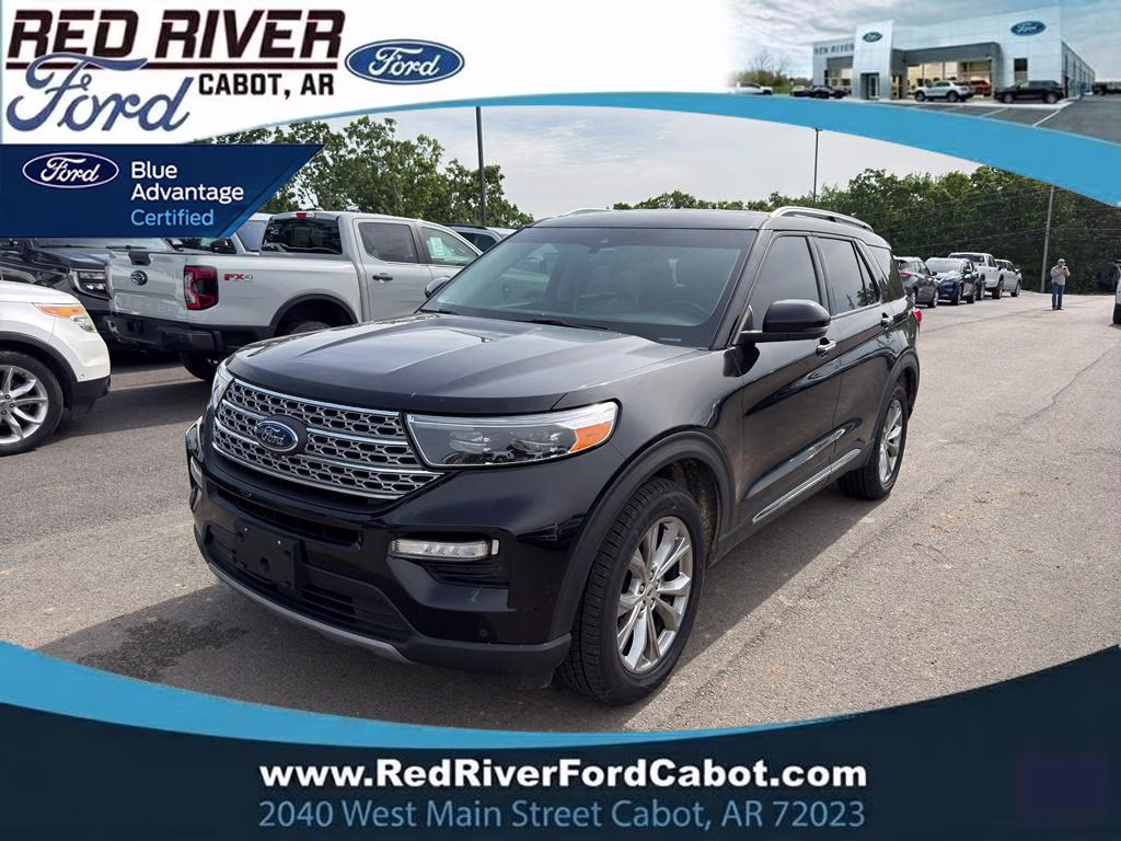 2021 Agate Black Metallic Ford Explorer Limited 4X4 SUV