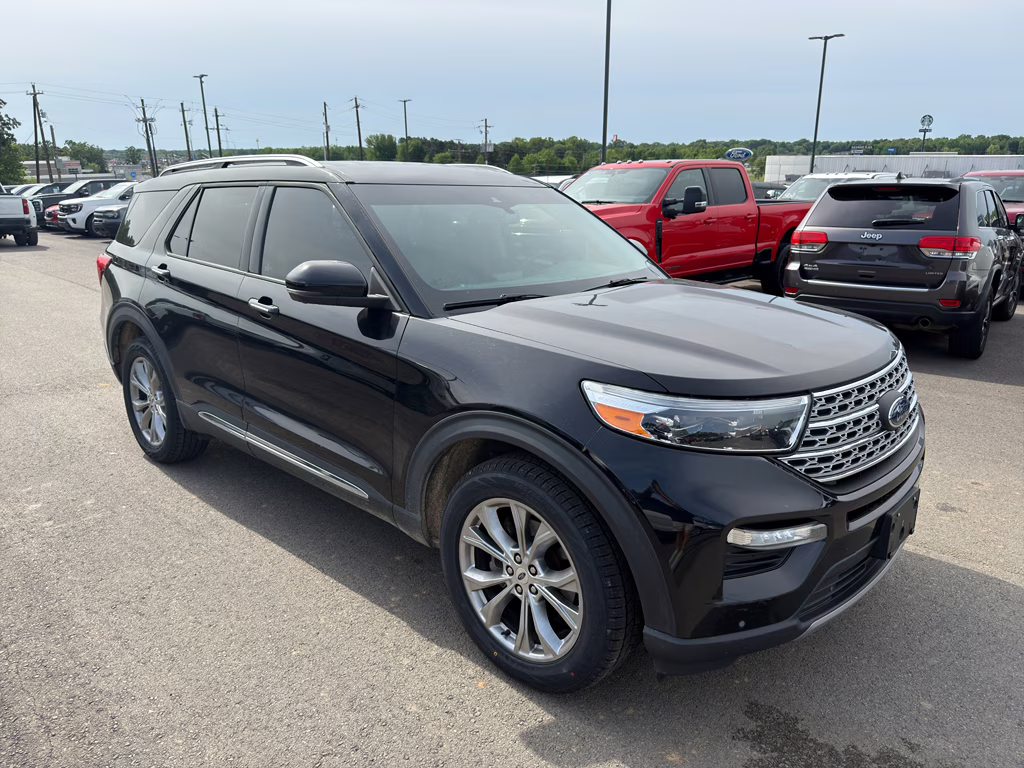 2021 Agate Black Metallic Ford Explorer Limited 4X4 SUV