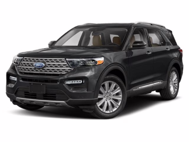 2021 Black Ford Explorer Limited 4X4 Crossover