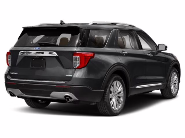2021 Black Ford Explorer Limited 4X4 Crossover