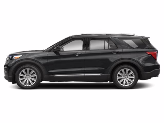 2021 Black Ford Explorer Limited 4X4 Crossover