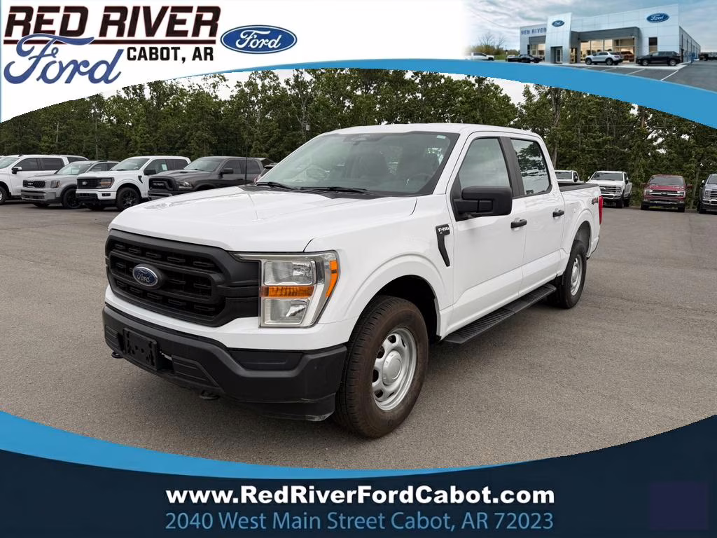 2022 Oxford White Ford F-150 XL 4X4 Truck
