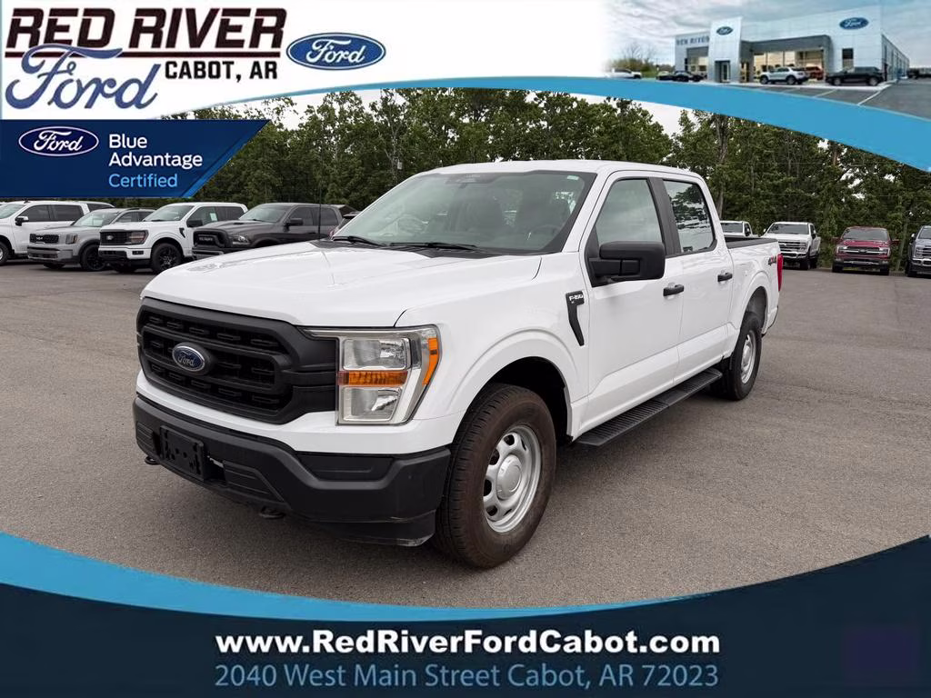 2022 Oxford White Ford F-150 XL 4X4 Truck