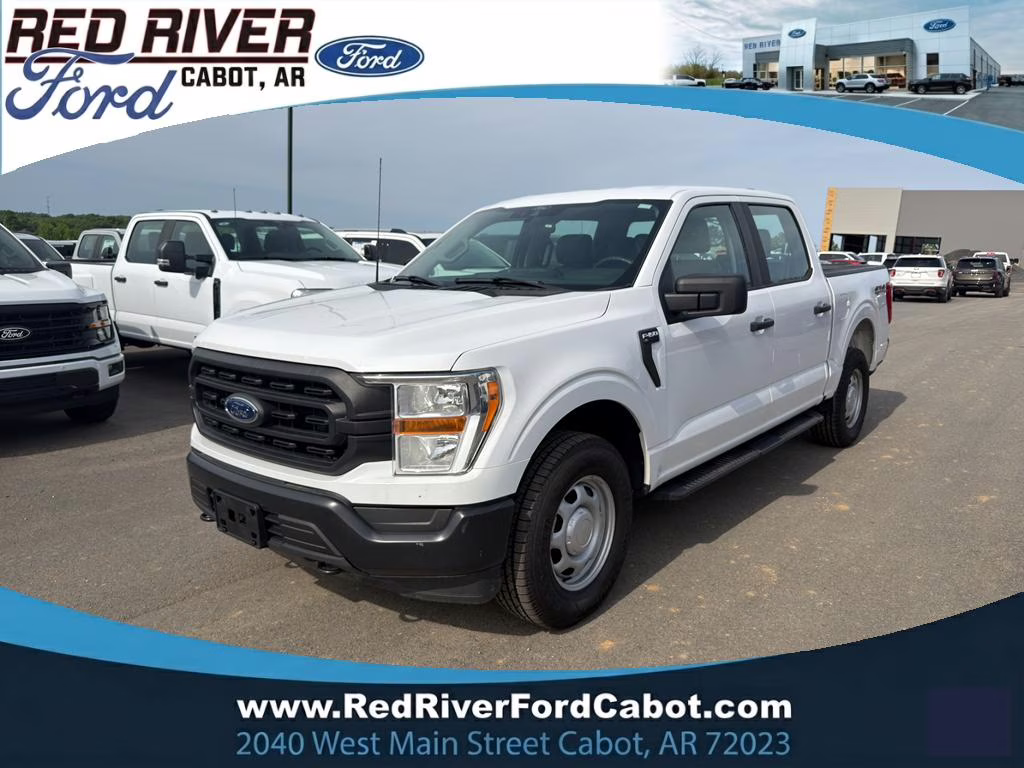 2021 OXFORD WHITE Ford F-150 XL 4X4 Truck