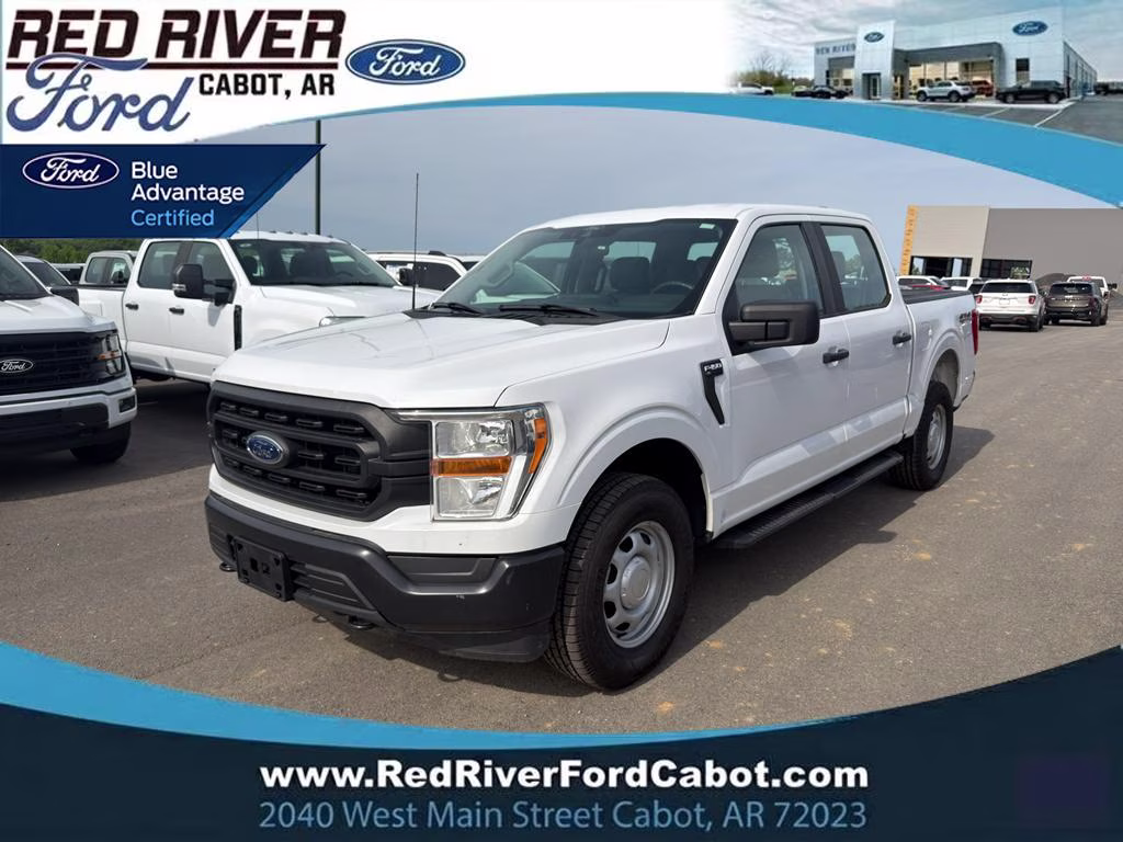 2021 OXFORD WHITE Ford F-150 XL 4X4 Truck