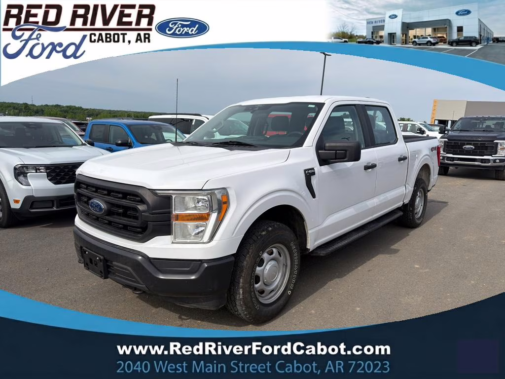 2021 Oxford White Ford F-150 XL 4X4 Truck