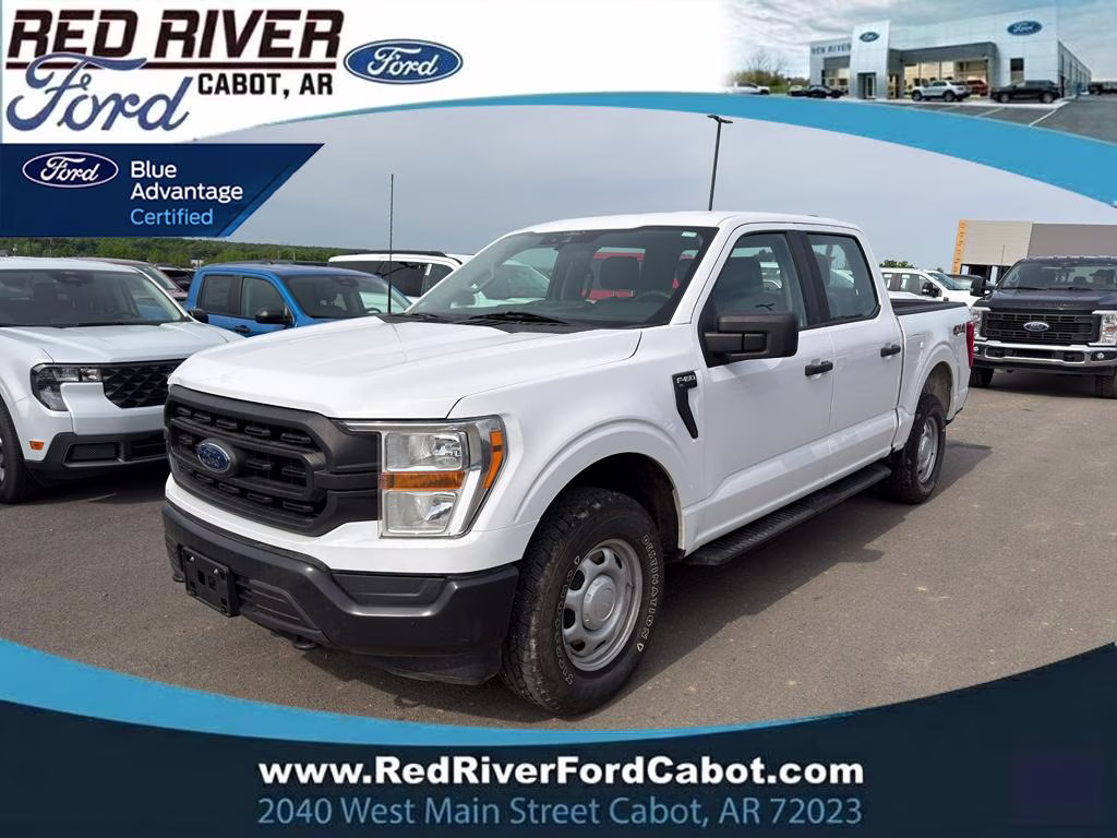 2021 Oxford White Ford F-150 XL 4X4 Truck