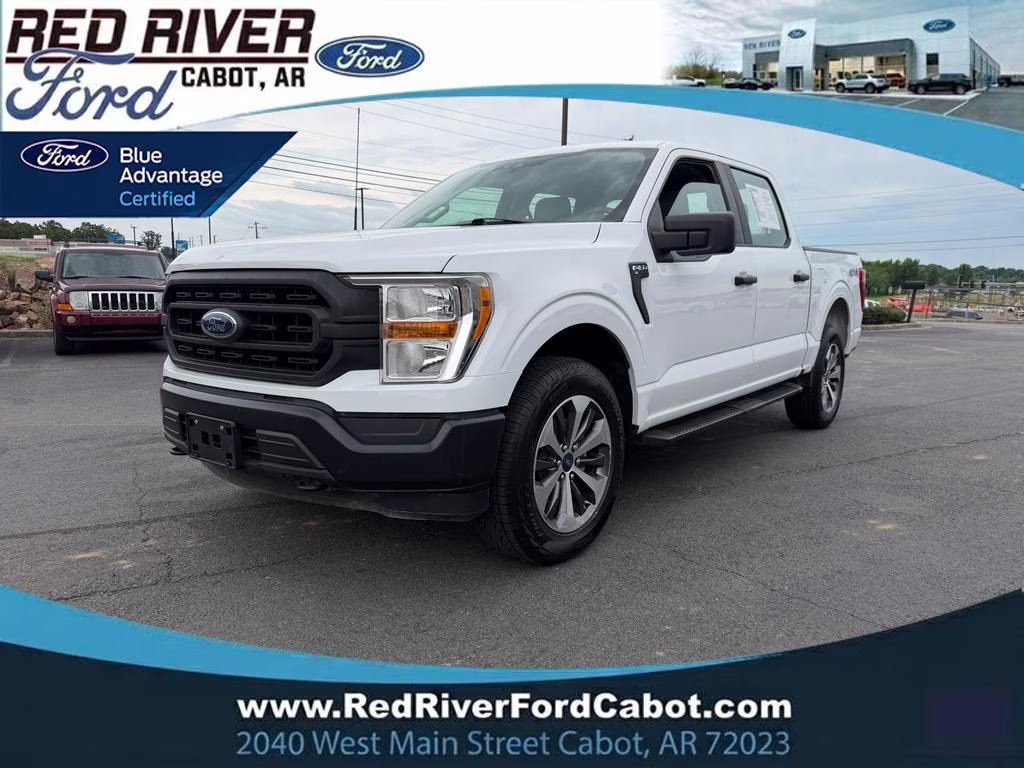 2021 Oxford White Ford F-150 XL 4X4 Truck