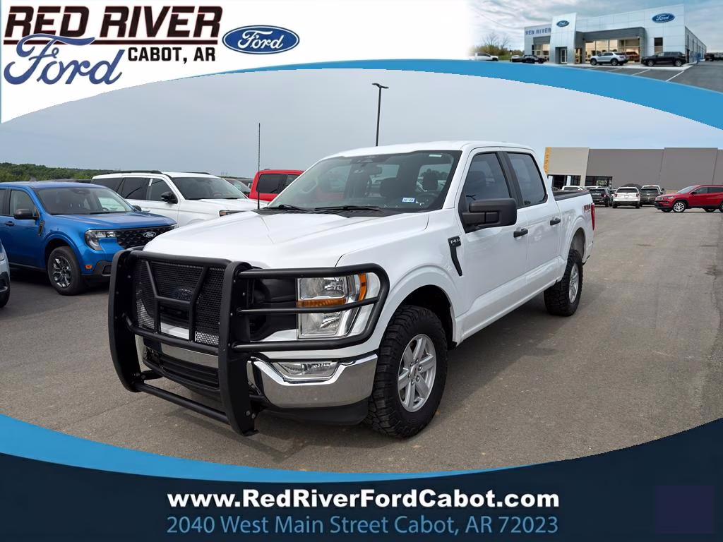2022 Oxford White Ford F-150 XL 4X4 Truck