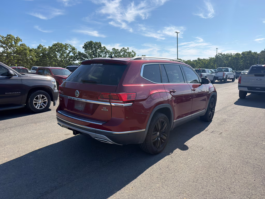 2018 Fortana Red Metallic Volkswagen Atlas 3.6L V6 SEL Premium AWD SUV