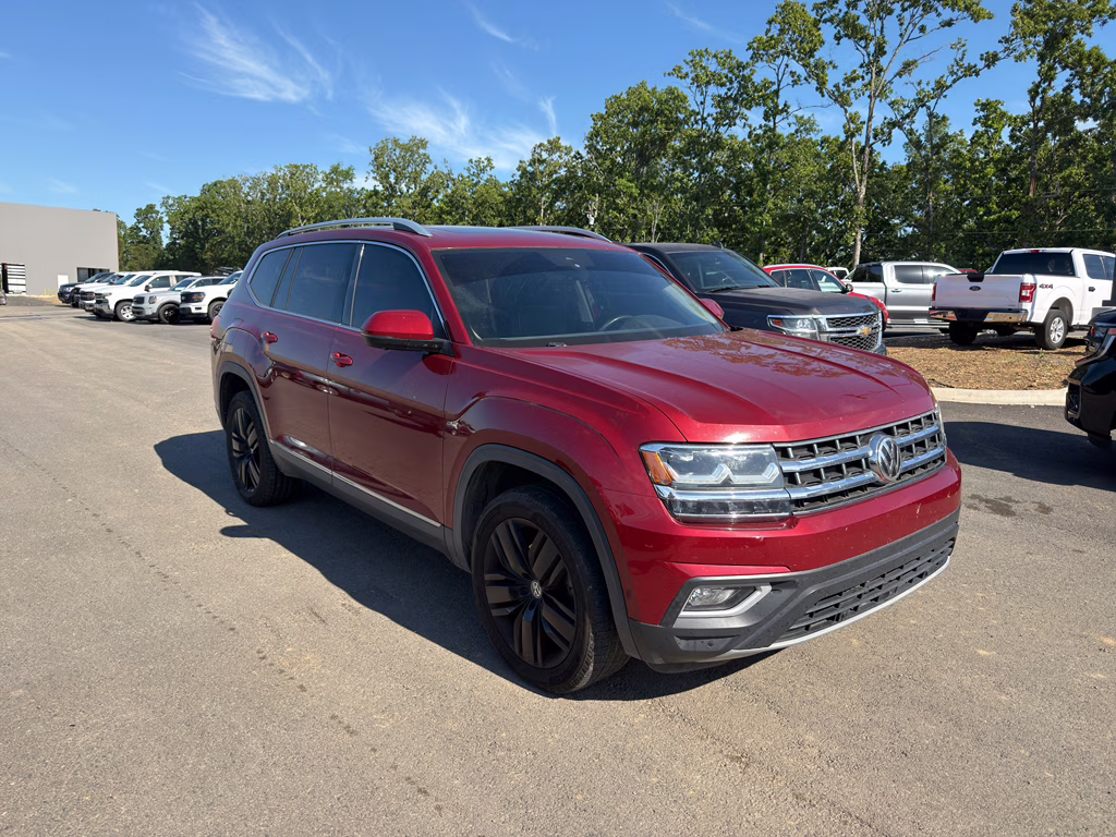 2018 Fortana Red Metallic Volkswagen Atlas 3.6L V6 SEL Premium AWD SUV