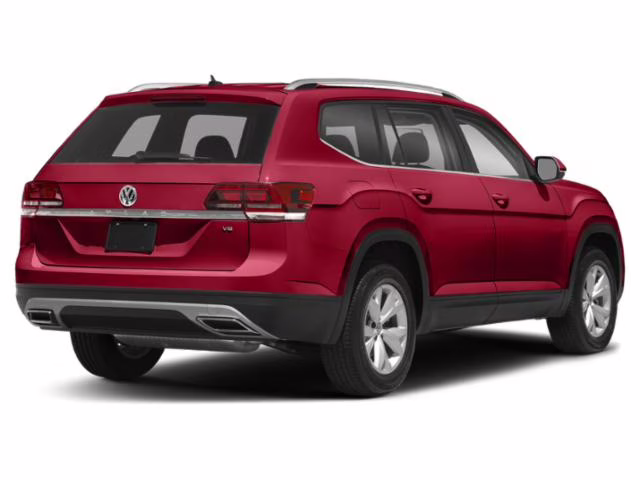2018 Red Volkswagen Atlas SEL Premium 4Motion AWD Crossover