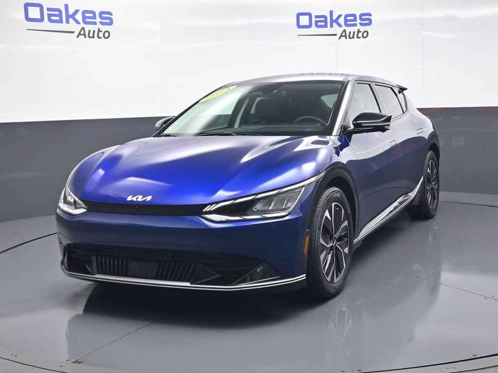 2024 Yacht Blue Kia EV6 Wind AWD SUV