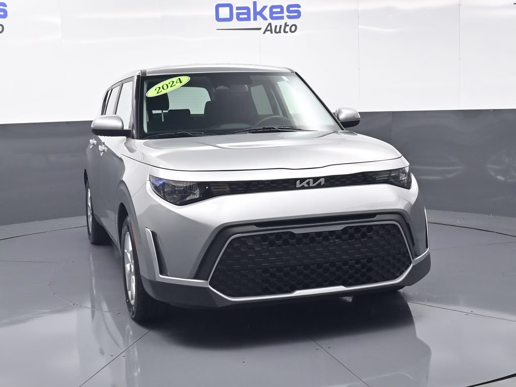 2024 Steel Gray Kia Soul LX FWD Hatchback