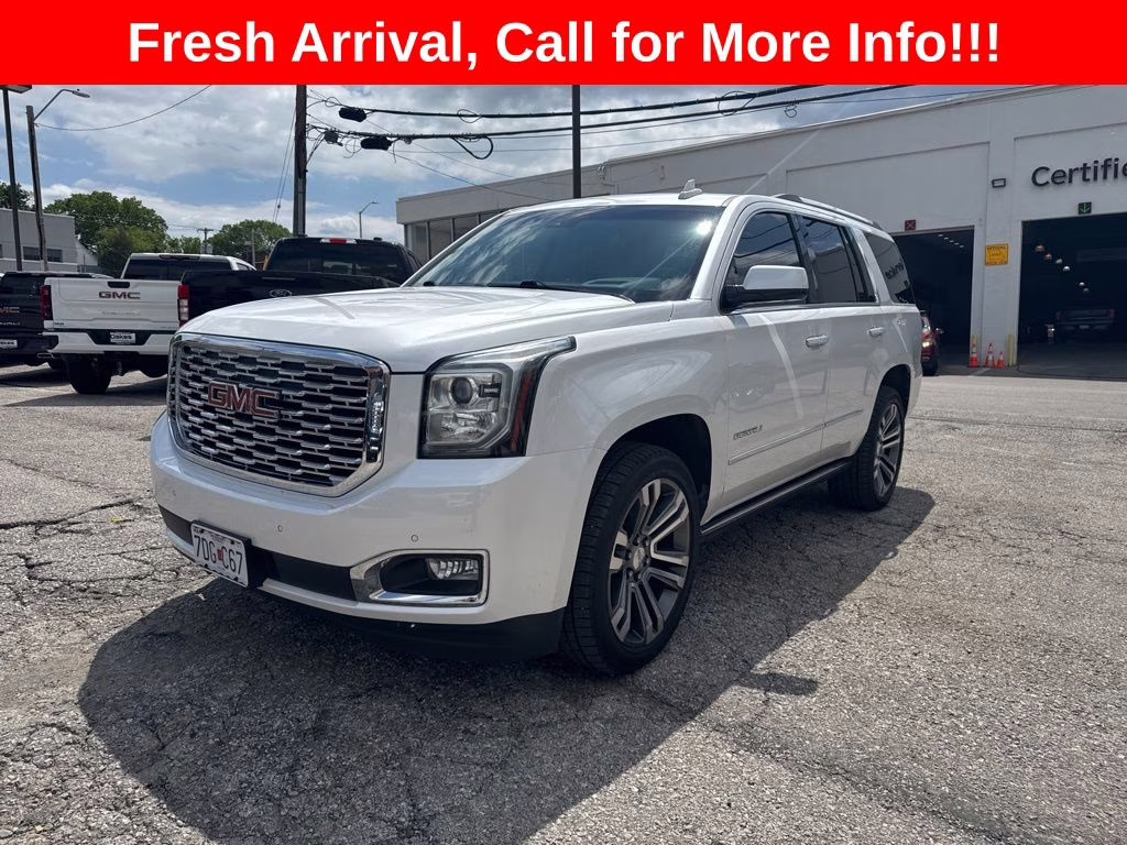 2019 White Frost Tricoat GMC Yukon Denali 4X4 SUV