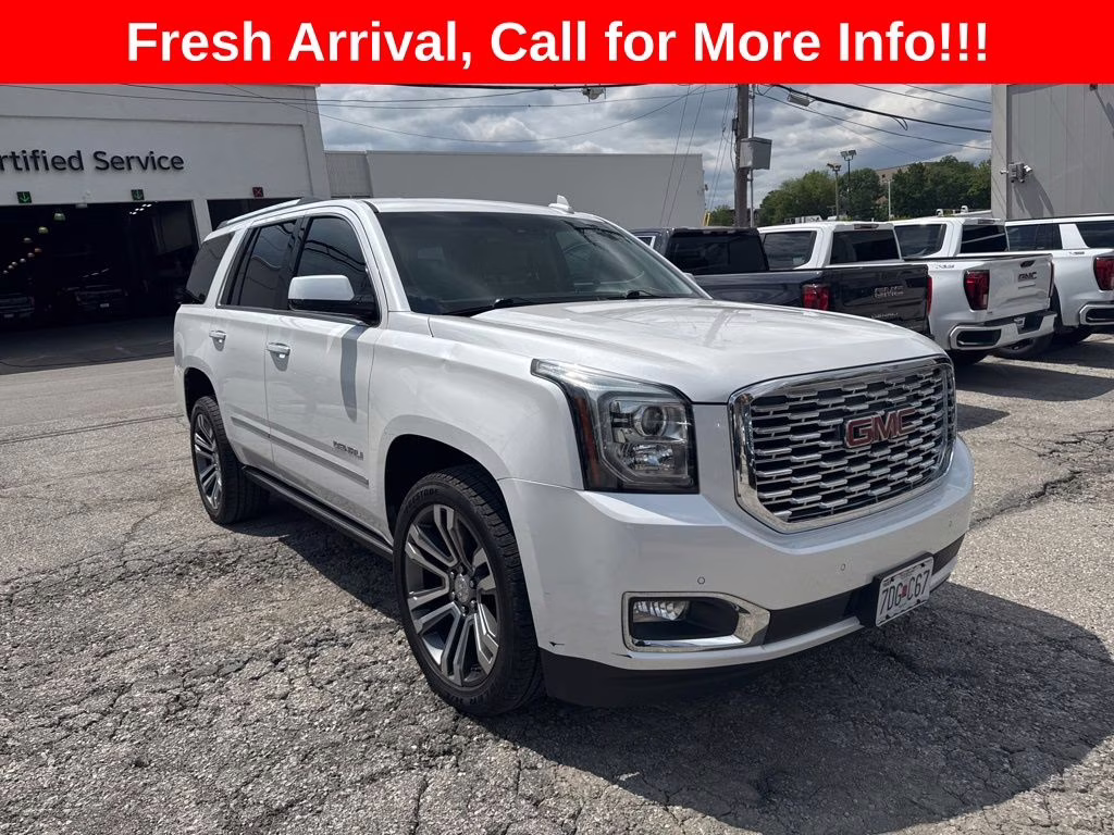 2019 White Frost Tricoat GMC Yukon Denali 4X4 SUV