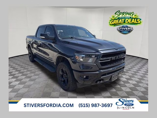 2022 Maximum Steel Metallic Clearcoat Ram 1500 Big Horn/Lone Star 4X4 Truck