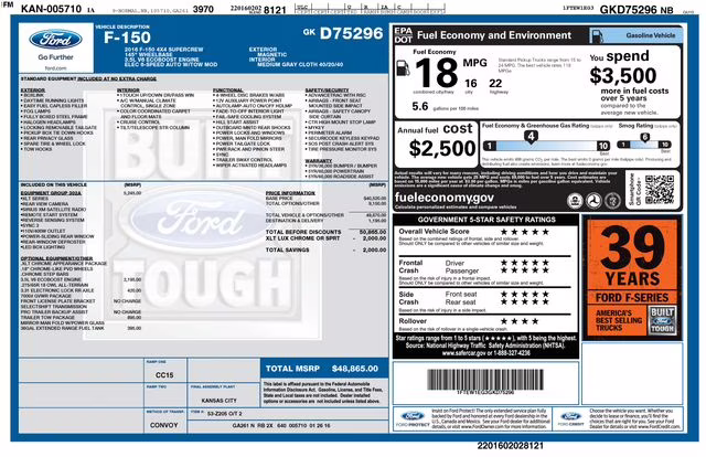 2016 Magnetic Ford F-150 XLT 4X4 Truck