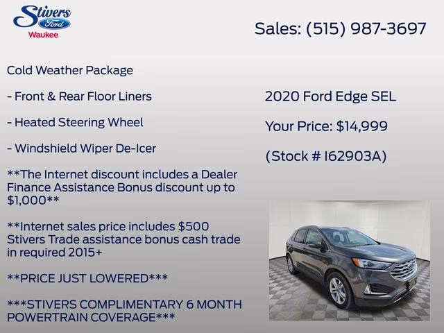 2020 Magnetic Ford Edge SEL AWD SUV