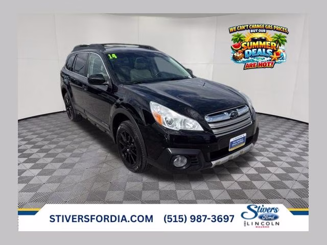2014 Crystal Black Silica Subaru Outback 2.5i AWD SUV