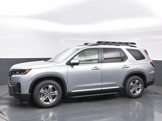 2026 Solar Silver Metallic Honda Pilot EX-L AWD SUV