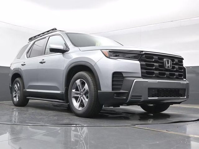 2026 Solar Silver Metallic Honda Pilot EX-L AWD SUV