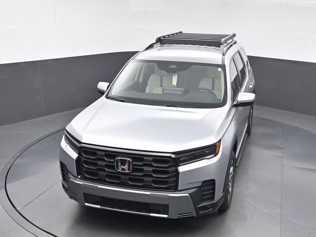 2026 Solar Silver Metallic Honda Pilot EX-L AWD SUV