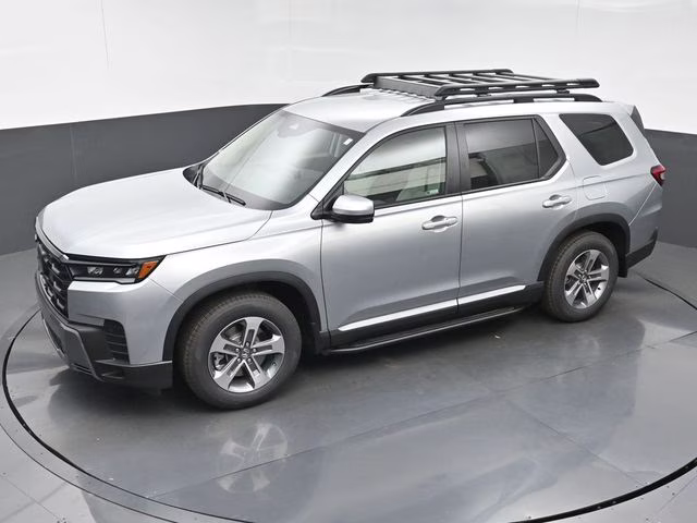 2026 Solar Silver Metallic Honda Pilot EX-L AWD SUV